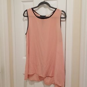 faith and joy Tops - Coral tank with bow tie faith and joy Tops - Coral tank with bow tie